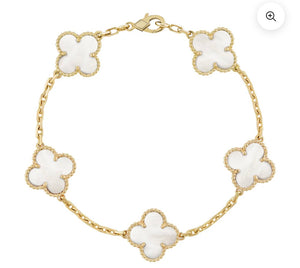 Matching clover bracelet