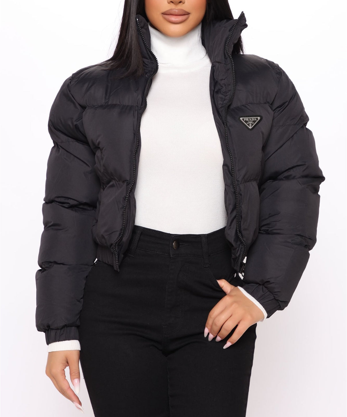 Puffer jacket black