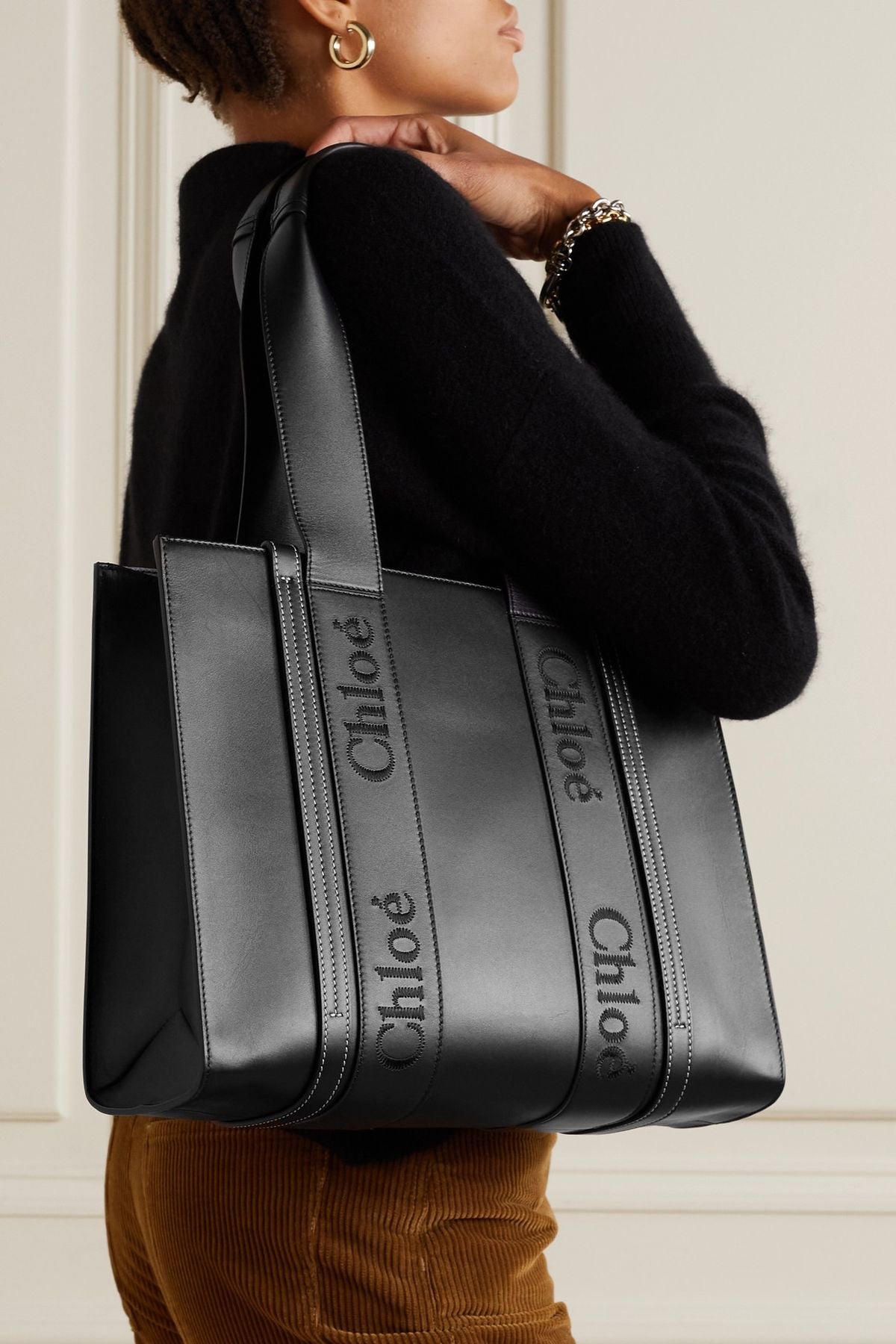 Chlo black tote